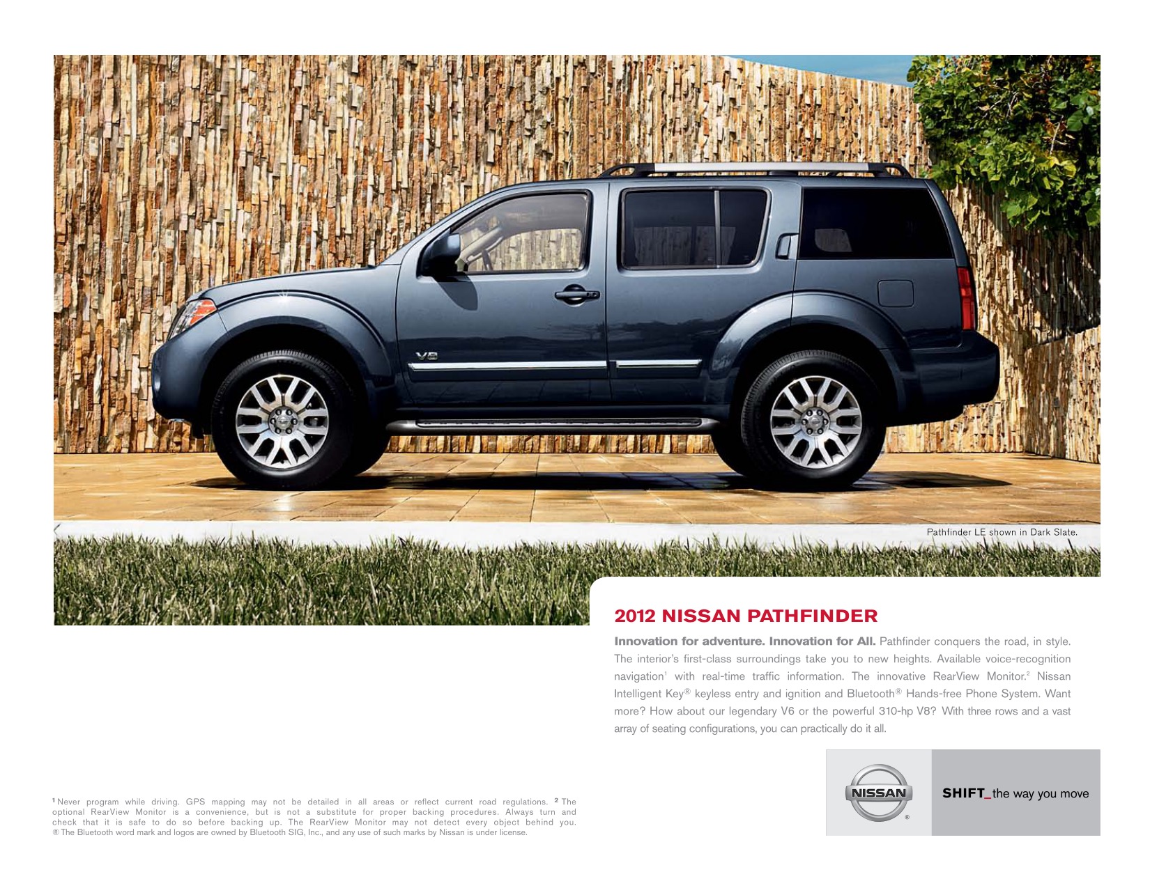 2012 Nissan Pathfinder Brochure